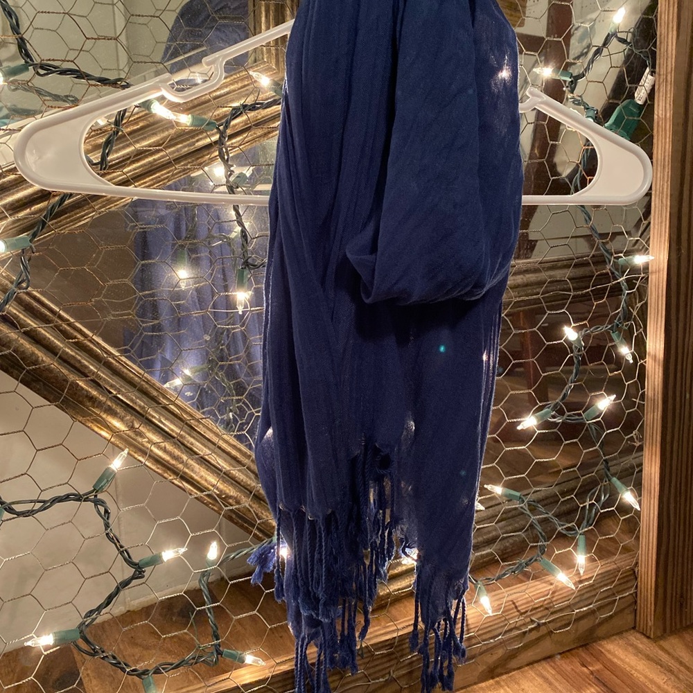 Navy blue scarf
